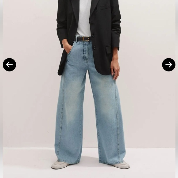 ME+EM Denim - Me + em nwt jeans size 29 Wide-Leg Light Blue Jeans